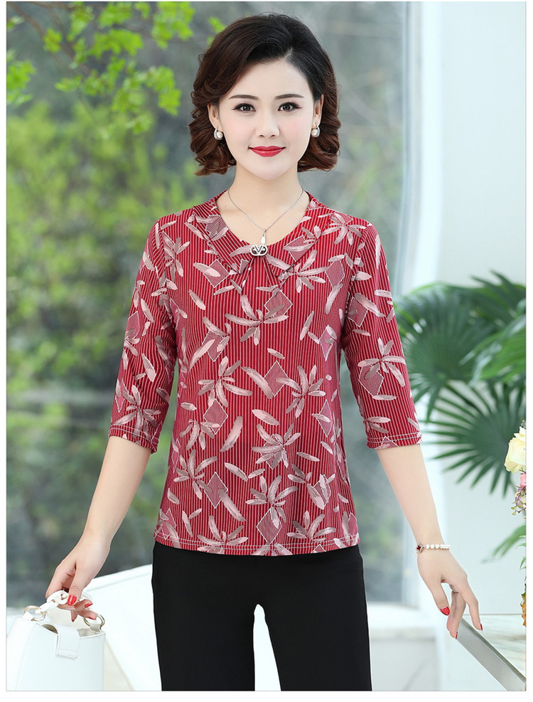 Áo len nữ trung niên cho người già -áo khoác cardigan cho mẹ