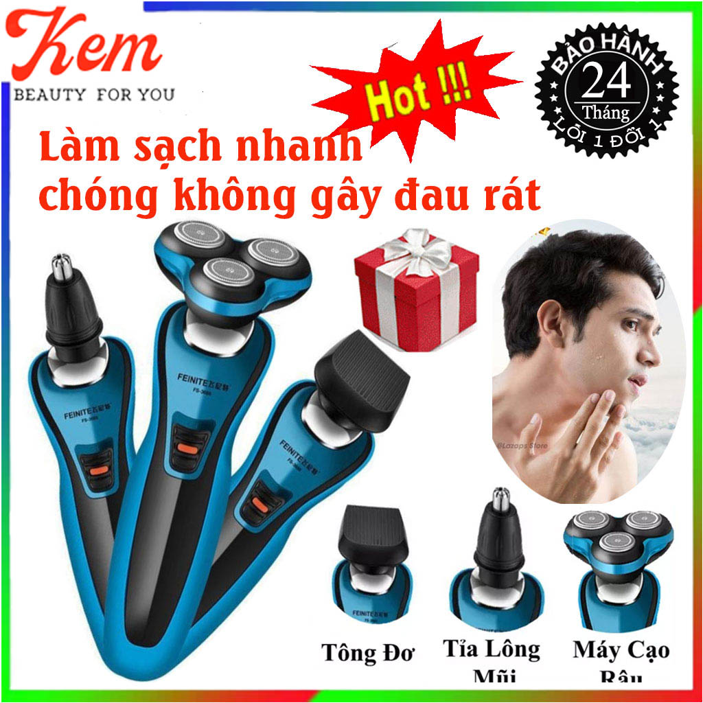 Máy cạo râu chính hãng km - máy cạo khô km 3688 dao cạo râu