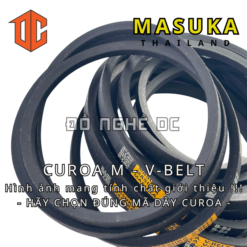 Đai curoa bản thang MASUKA M M81 M61 M38 M20 M21 M83 M85 M27 M47 M34 M75 M37 M26 M68 M27 M98 M94 M50 M48 M67 M61 M89