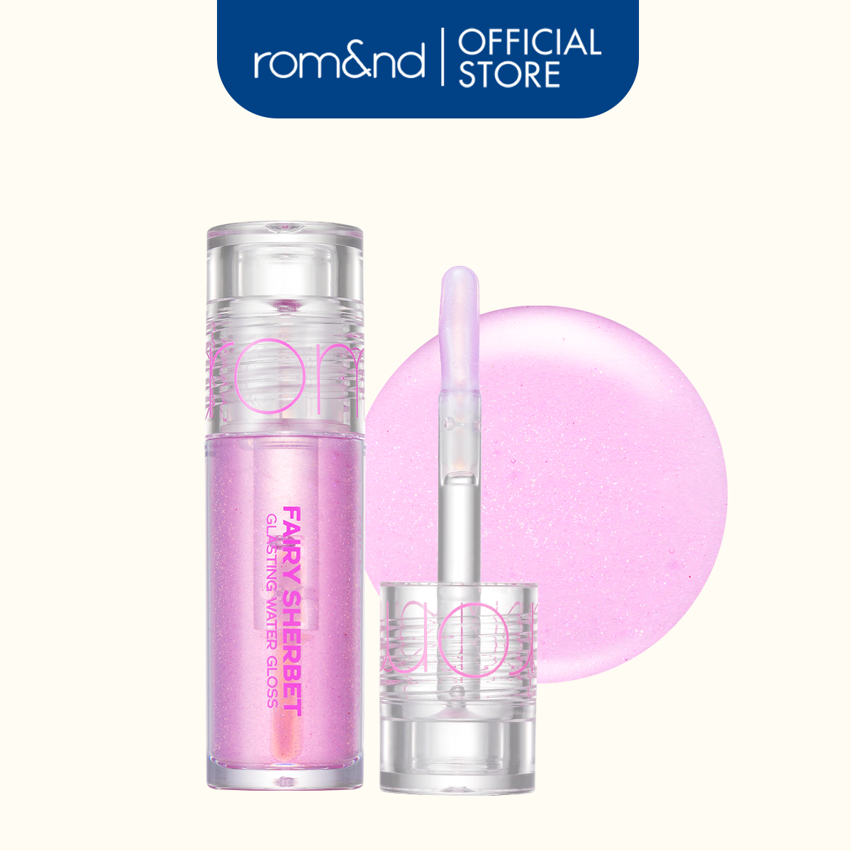 Son bóng Hàn Quốc Romand Fairy Sherbet Glasting Water Gloss Mini