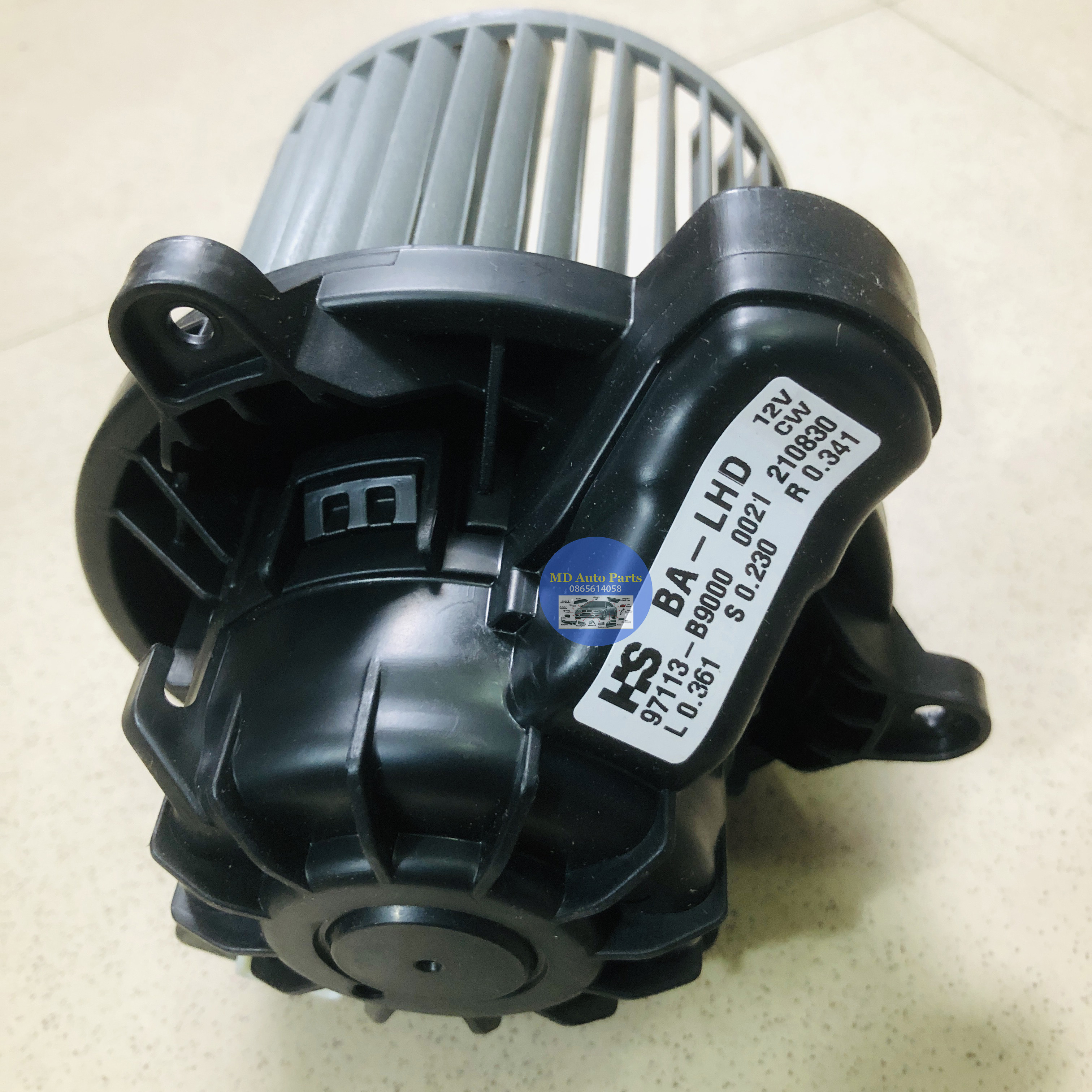 Mô tơ quạt gió điều hoà Hyundai Grand i10 chính hãng Hanon Hàn Quốc Quạt giàn lạnh xe i10