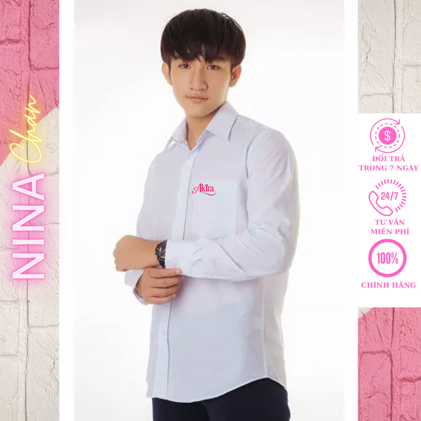 Áo trắng học sinh nam