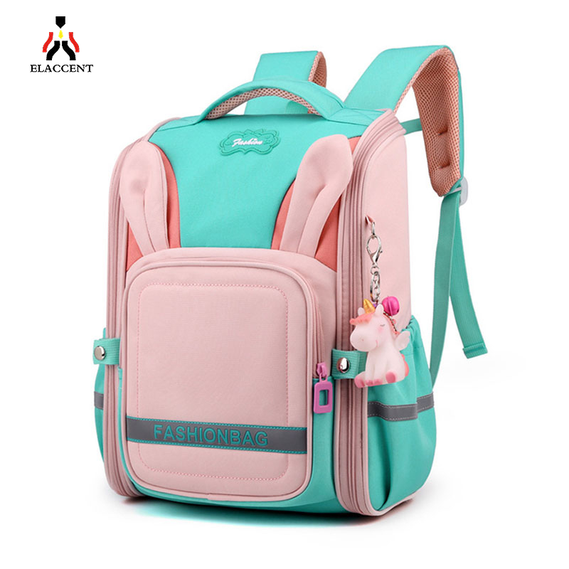 ELACCENT Children s school bags New cartoon bunny fashion backpack