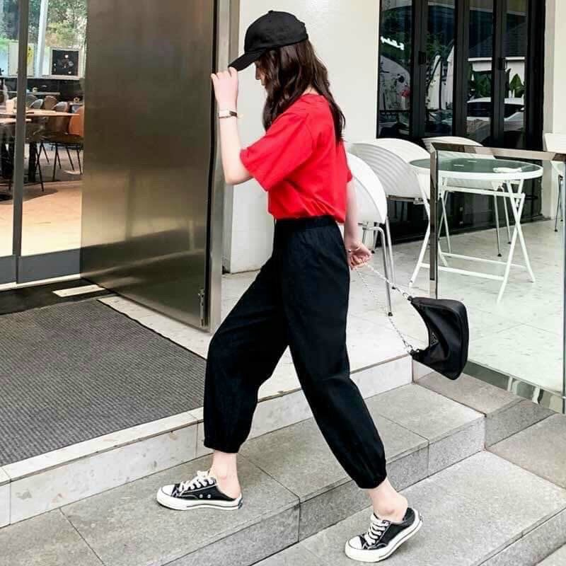 Quần baggy đũi bo gấu hàng mới siêu hot_ms233
