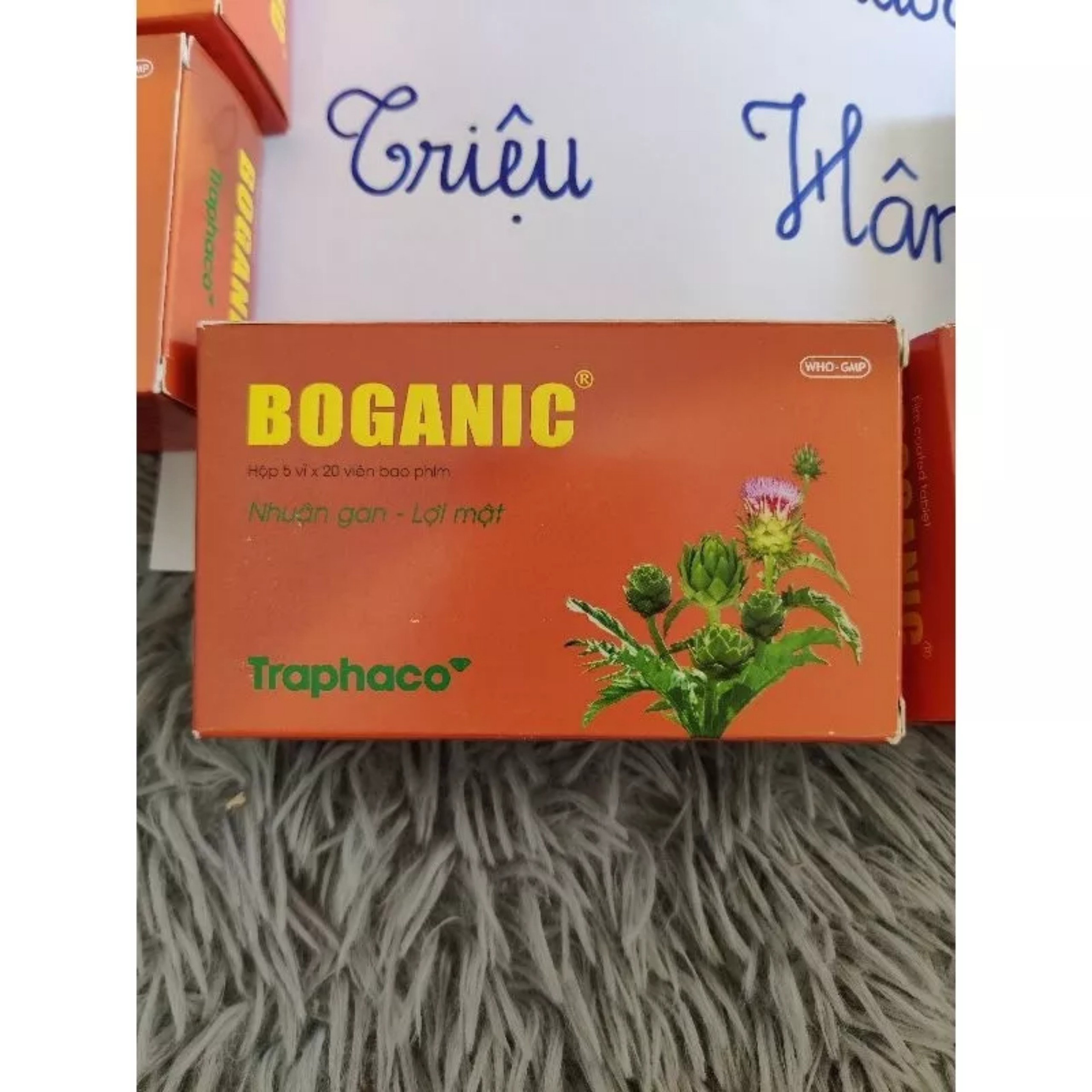 Boganic traphaco chính hãng viên bao phim hộp 100 viên giải độc gan, bảo vệ gan