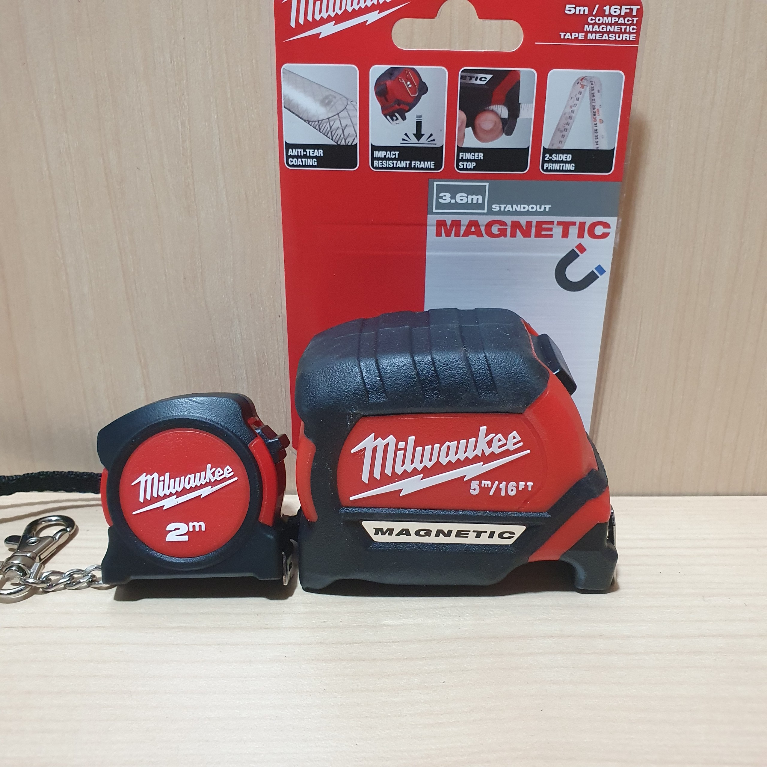 Thước cuộn nam châm Milwaukee.2M-5M