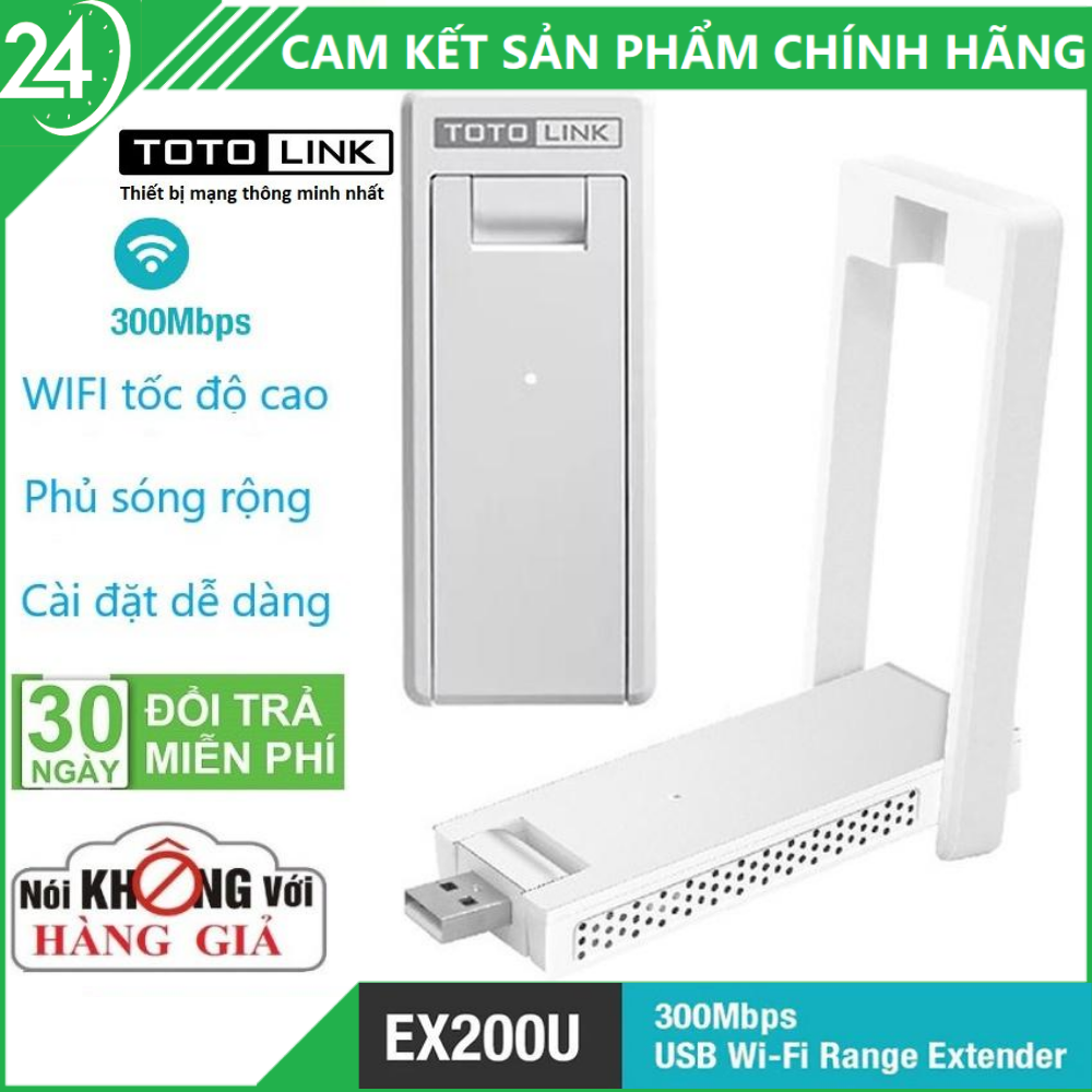 Kích Sóng Wifi - Thiết bị USB mở rộng sóng WiFi Totolink EX200U
