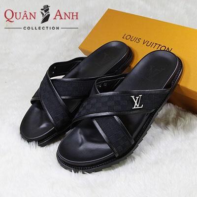 Dép da nam cao cấp - full box