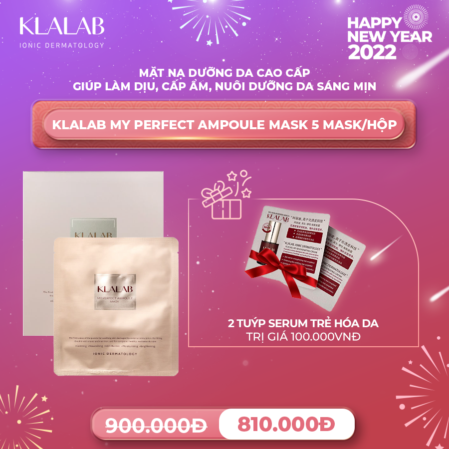 Mặt nạ dưỡng da KLALAB Perfect Ampoule Mask cải thiện & sáng mịn da