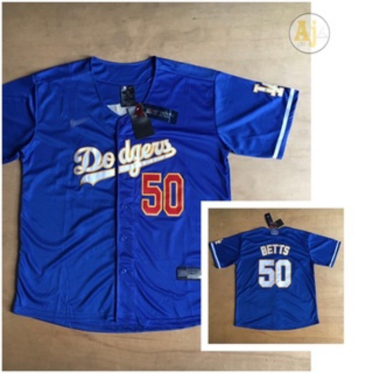 The hottest jersey baseball jersey LA dodger casual jersey premium