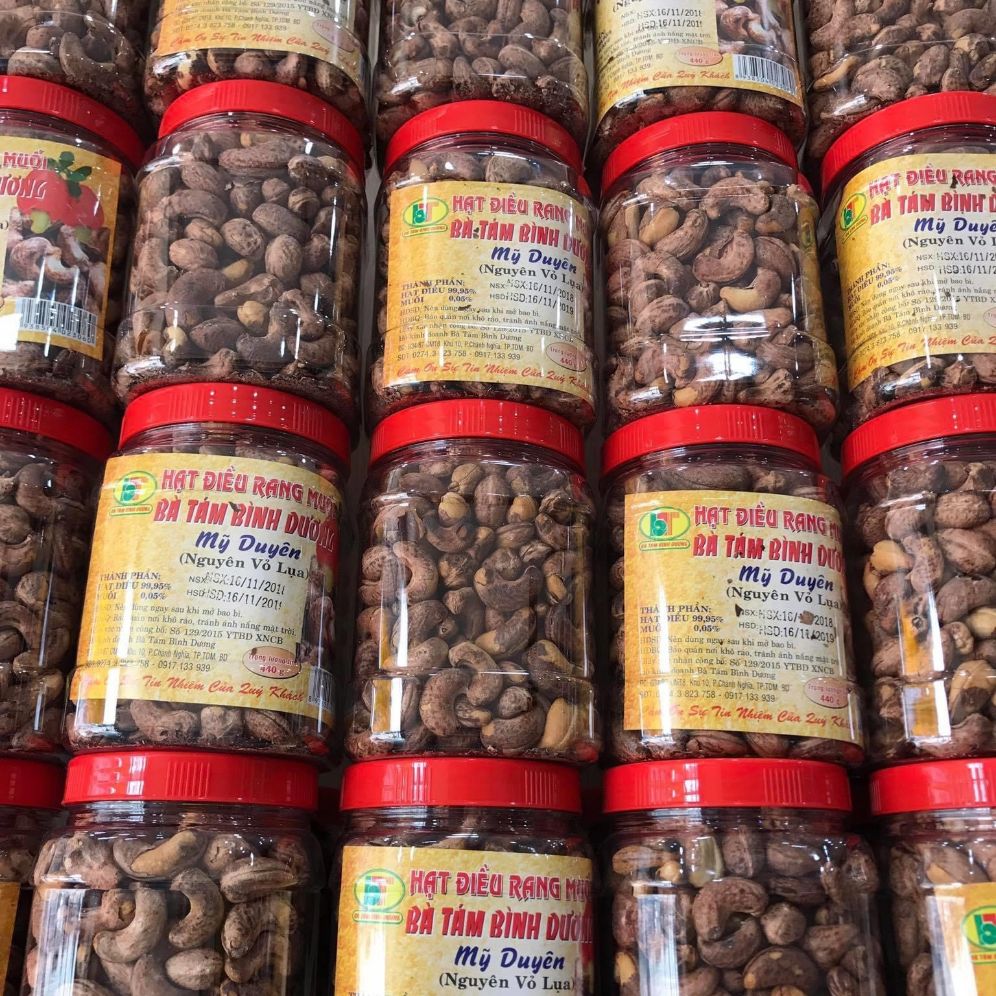 Hạt điều rang muối Bà Tám (Bình Dương)