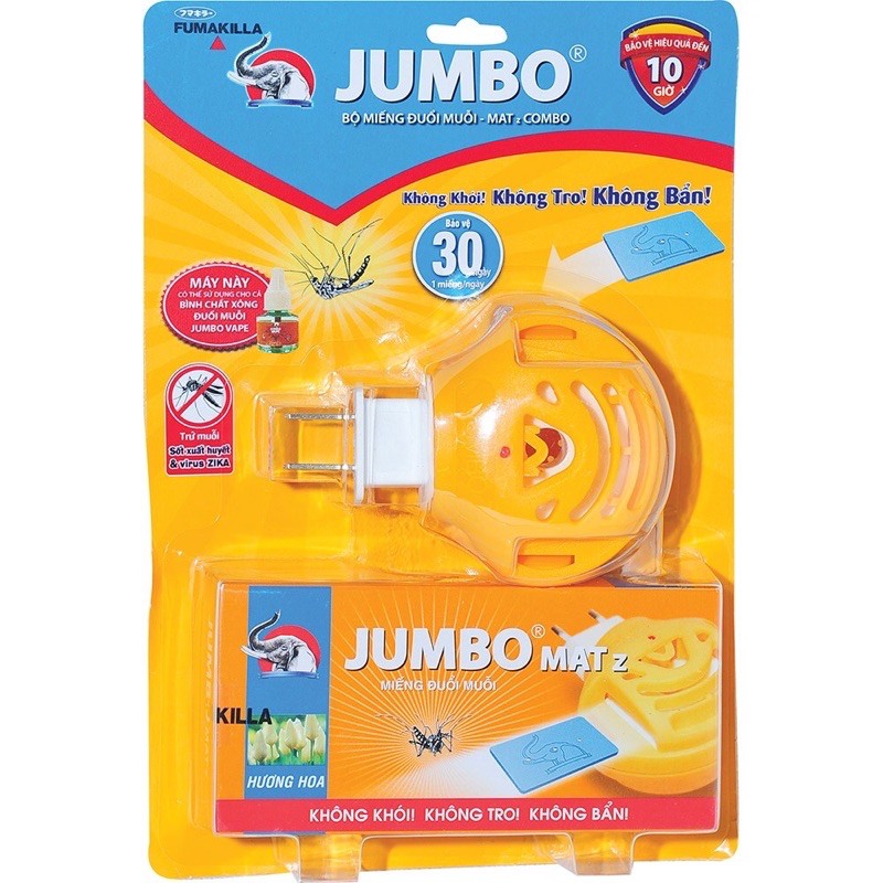 [HCM]Bộ miếng xông đuổi muỗi Jumbo hương hoa 30 miếng