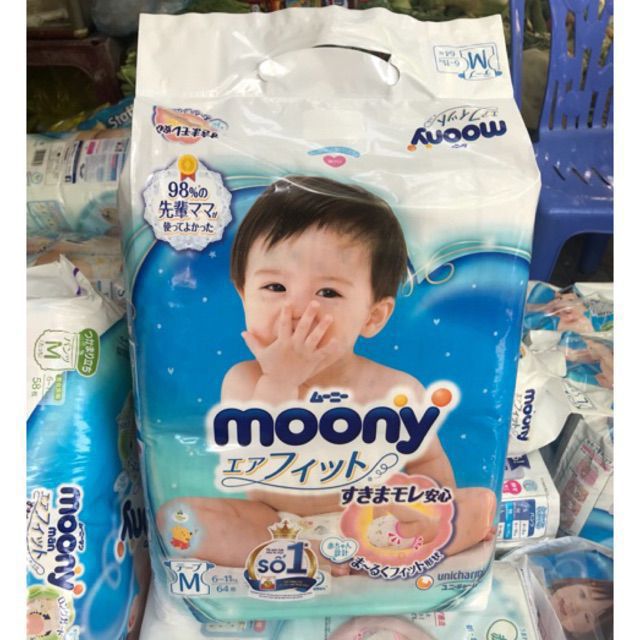 Bỉm Moony Nhật cho bé yêu