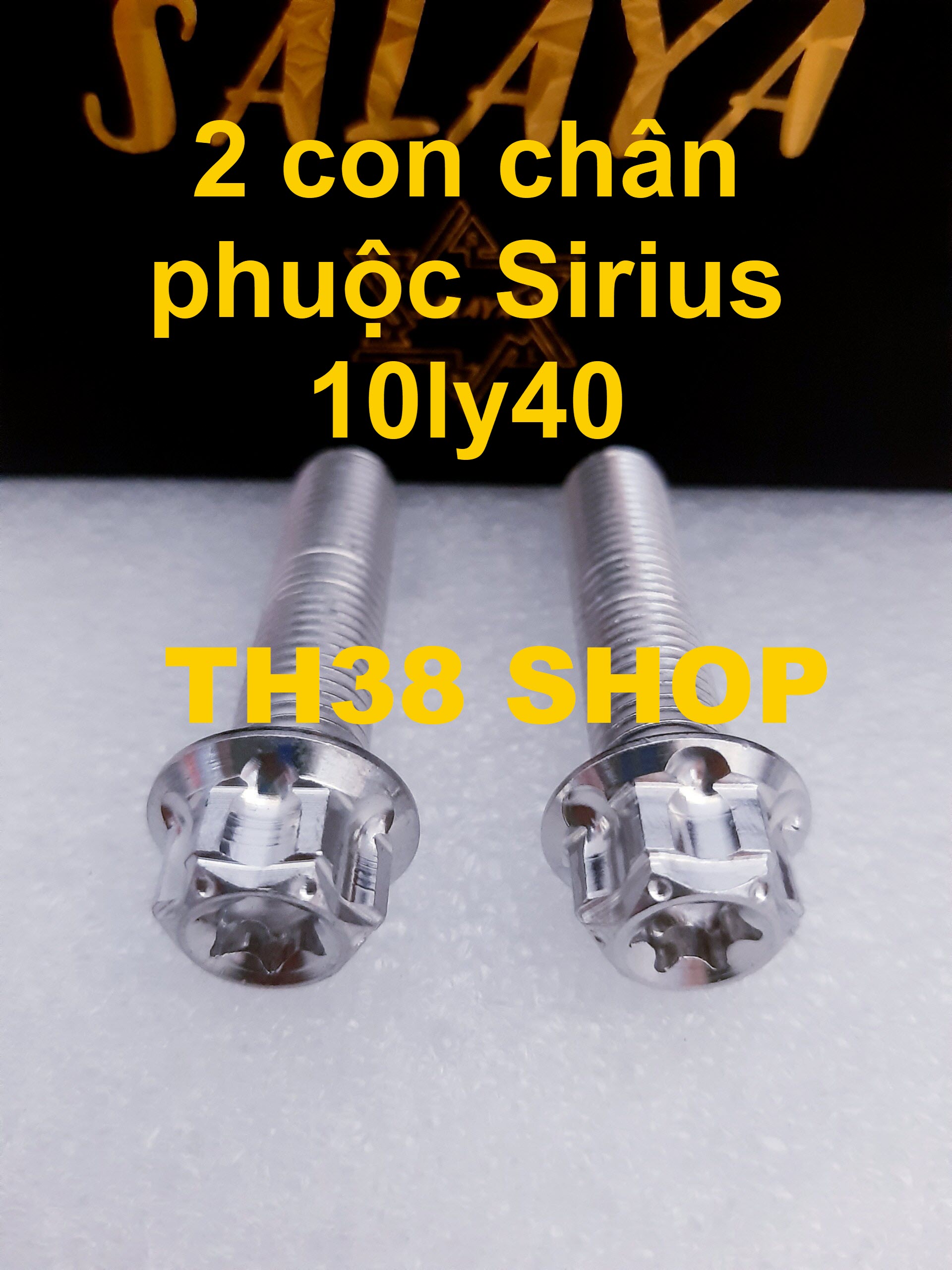 ốc phuộc sirius salaya 10ly40 [2 con/ đơn hàng]