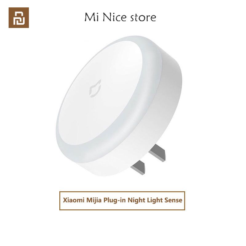 Xiaomi Mijia Plug-in Night Light Sense Cảm ứng Ánh sáng mềm Cắm cảm biến Ánh sáng Đèn ngủ-Mi Nice Store