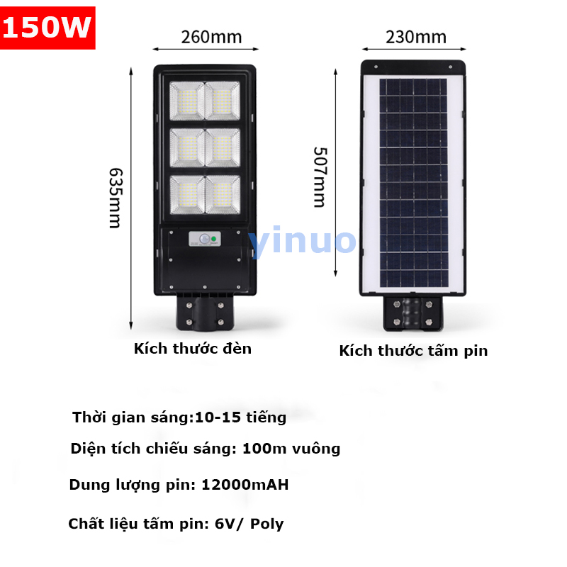 [TẶNG CÁN ĐÈN] 150W Bộ Đèn Led Năng Lượng Mặt Trời Siêu Sáng Đèn Led Đường Phố Năng Nượng Mặt Trời Solar Street Light 200W Đèn LED Chiếu Sáng Năng Lượng Mặt Trời Đèn Cảm Biến Bóng Người Ánh Sáng Tường