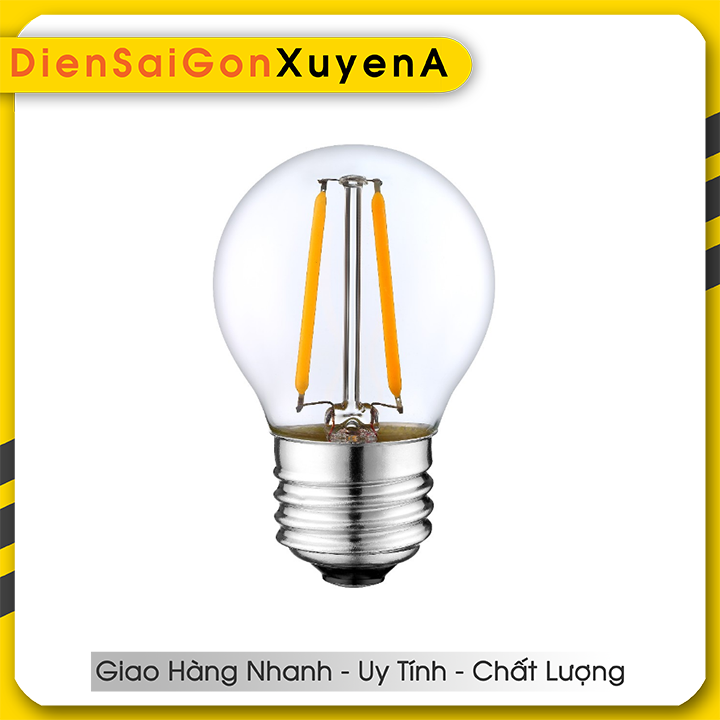 Bóng đèn tròn trang trí edison vintage g45 4w e27
