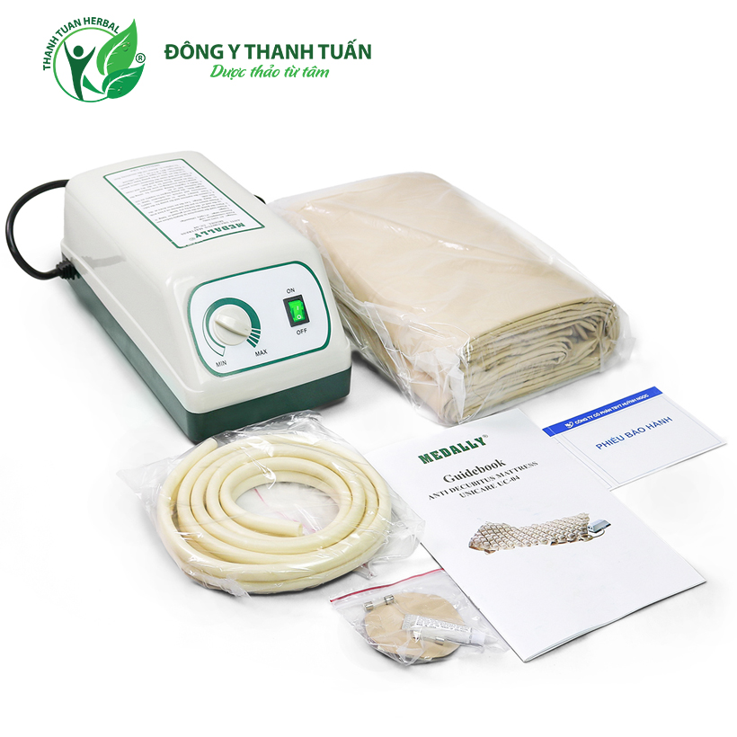✅ đệm chống loét medally unicare uc 04 kèm máy bơm – bh 12 tháng