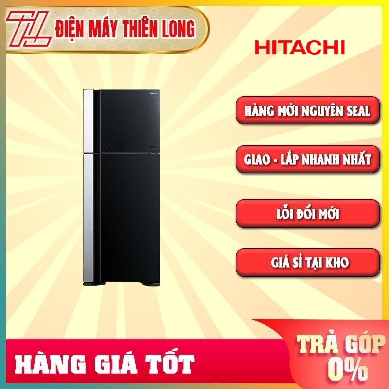 Tủ lạnh hitachi 450l r-fg560pgv8 - bảng điều khiển cảm ứng chuông báo rò rỉ khí lạnh điều chỉnh chế độ làm lạnh - trả góp 0% - giao toàn quốc - ngoài hcm tính phí