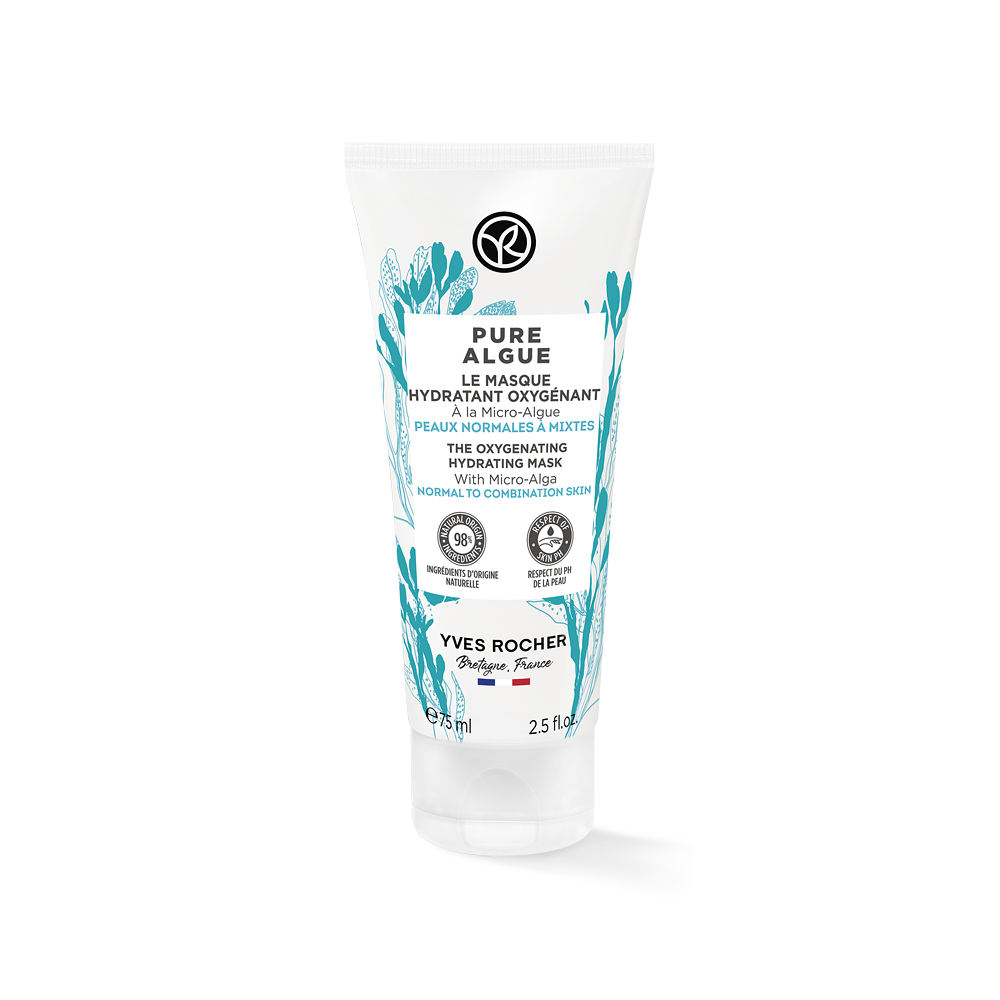 Mặt nạ cấp ẩm Yves Rocher PURE ALGUE OXYGENATING HYDRATING MASK 75 ml