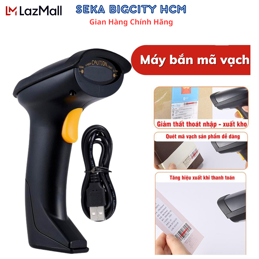 Máy quét mã vạch máy bắn mã vạch cầm tay quét cực nhanh chính xác nhỏ gọn tiện dụng Bảo hành 12 tháng