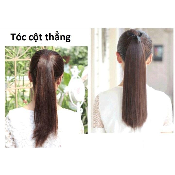 TÓC GIẢ CỘT THẲNG DÀI CỰC DỄ THƯƠNG
