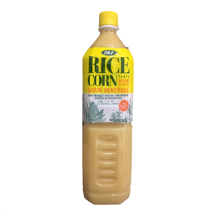 Sữa gạo bắp OKF Rice Corn nhập khẩu Hàn Quốc - Chai 500ml