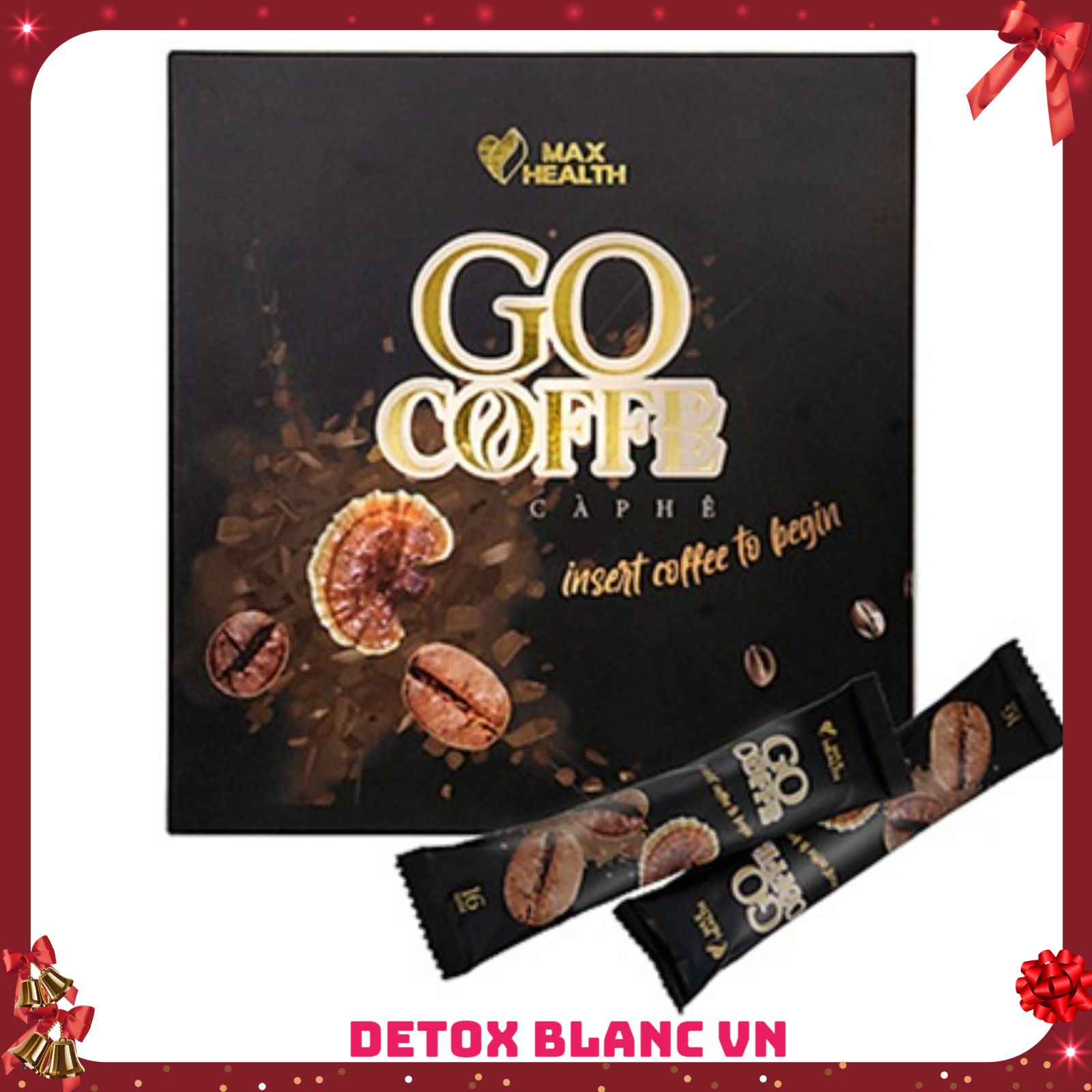 Thực phẩm chức năng hỗ trợ giảm cân giữ dáng Cà phê Go coffe hộp 12 gói