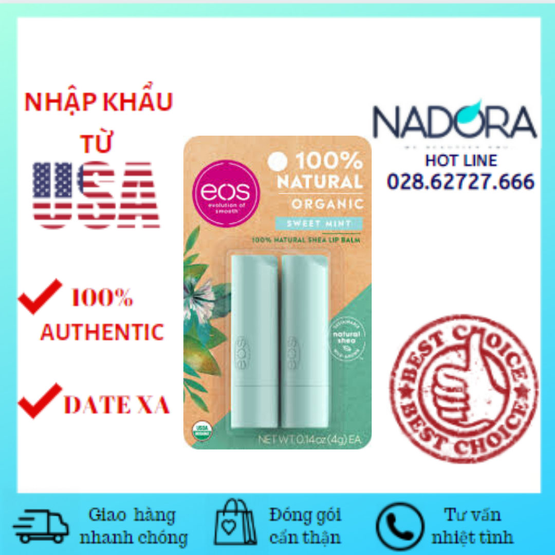 Son dưỡng môi eos lip balms - sweet mint