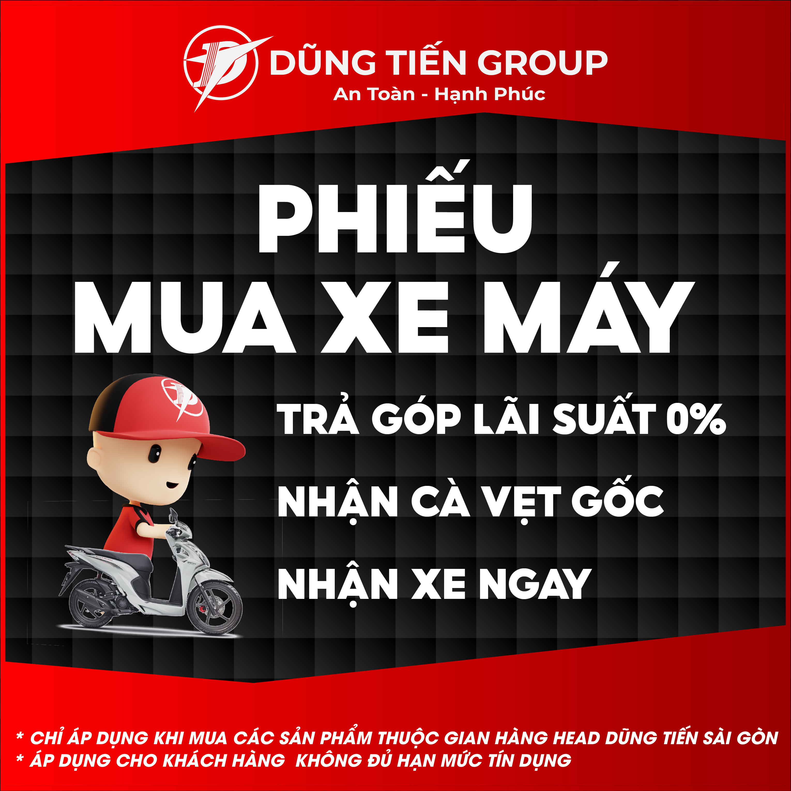 Phiếu Mua Xe Máy - HEAD Dũng Tiến Sài Gòn