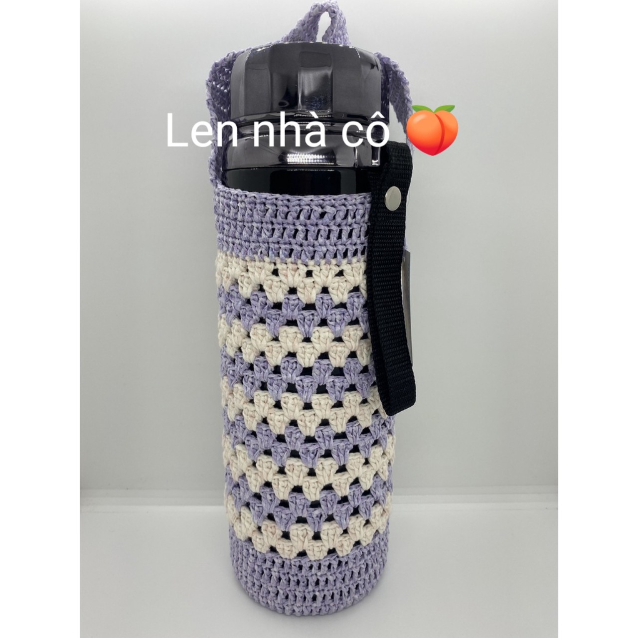 Túi đựng bình giữ nhiệt 400-1200ml handmade bằng sợi dệt