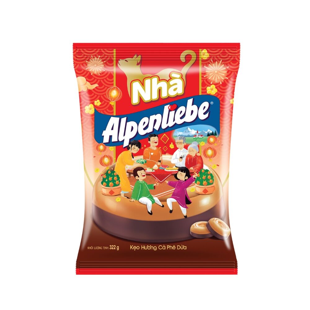 Kẹo Alpenliebe Hương Cà phê Dừa