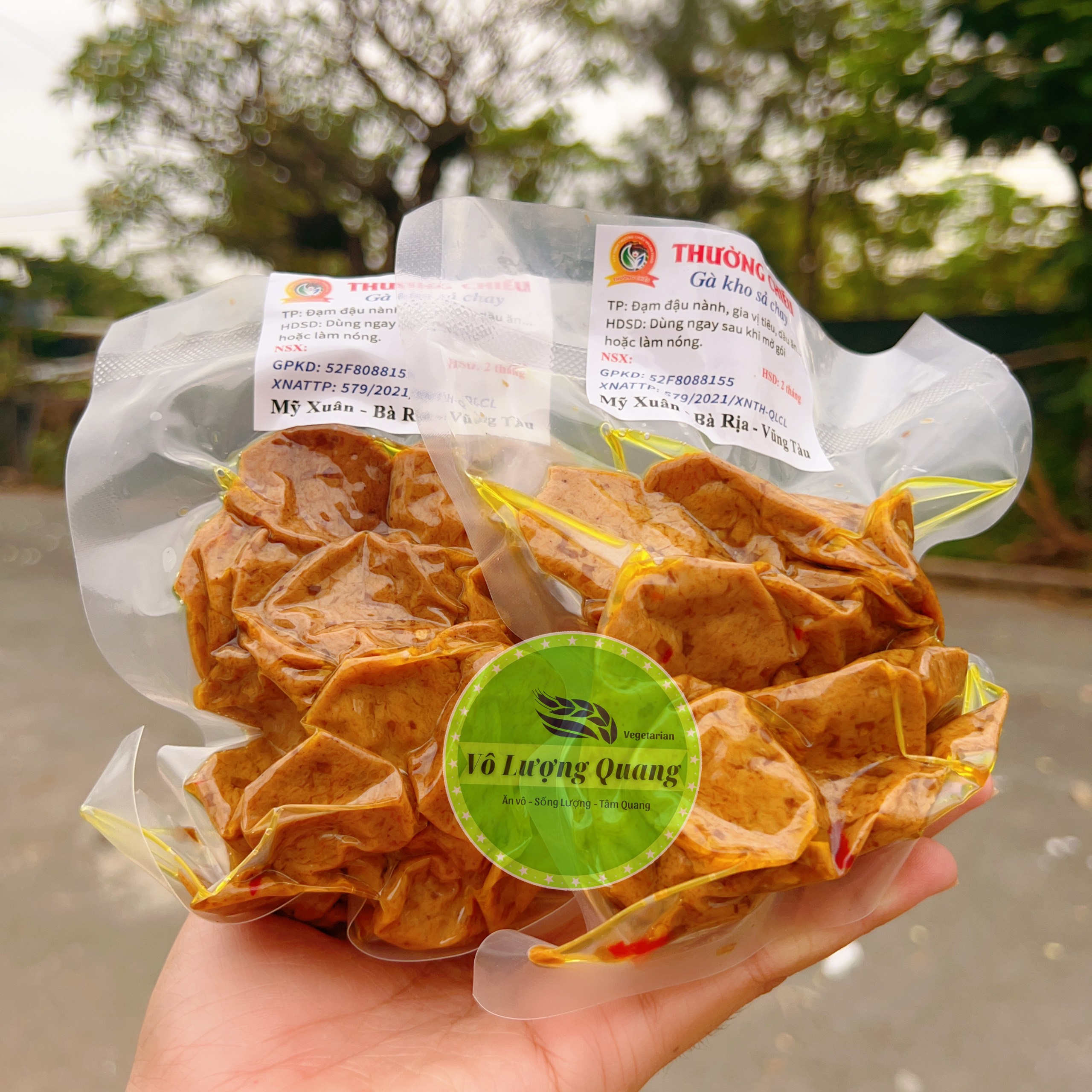 Gà kho sả chay - tpc vô lượng quang