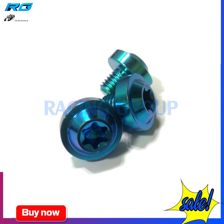 Ốc lục bảo gr5 10 ly 1 cm gắn chân kính xe máy
