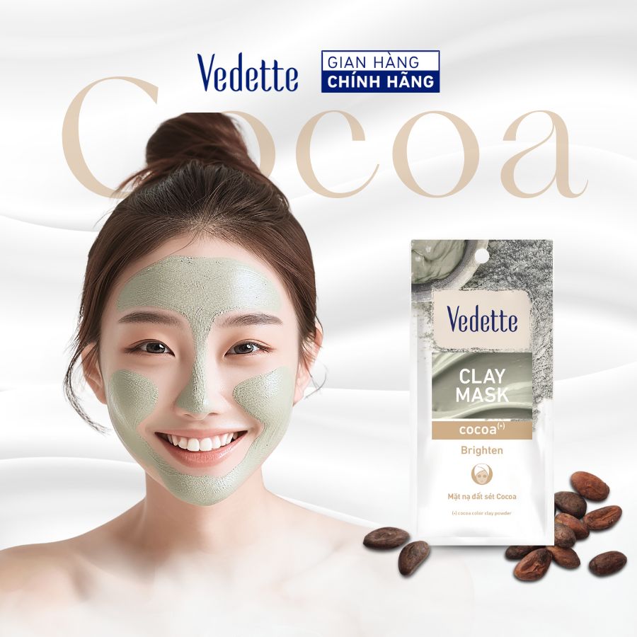 Mặt nạ đất sét Vedette Bùn Non 12g