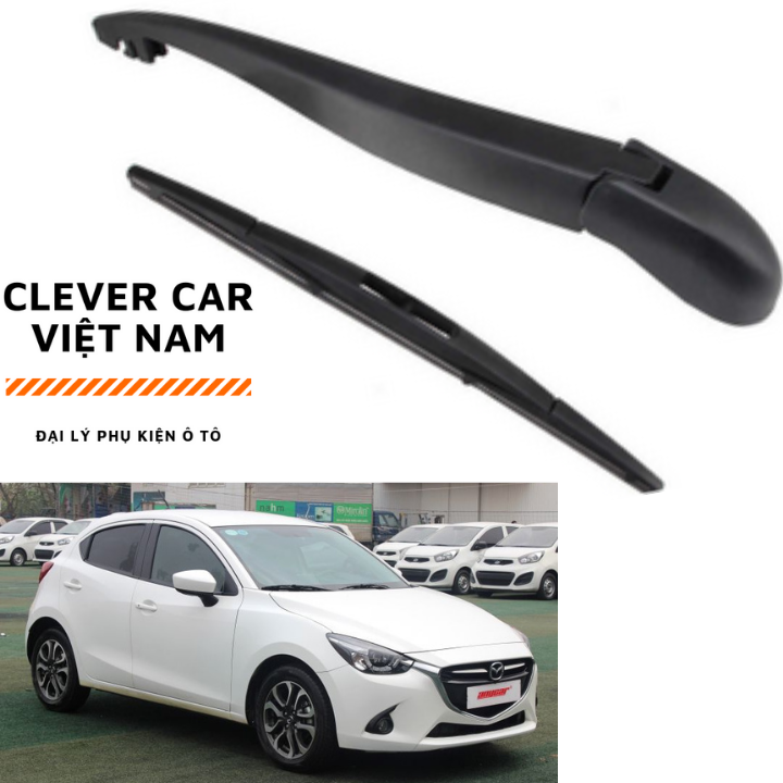 Bộ Cần Chổi Gạt Mưa Sau Cho Xe Ô Tô Mazda 2 2008-2015
