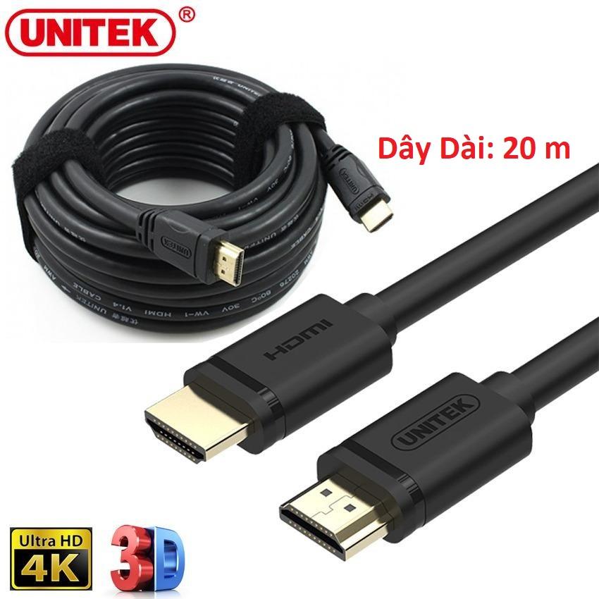 Cáp hdmi unitek hỗ trợ 4k - dài 20m unitek
