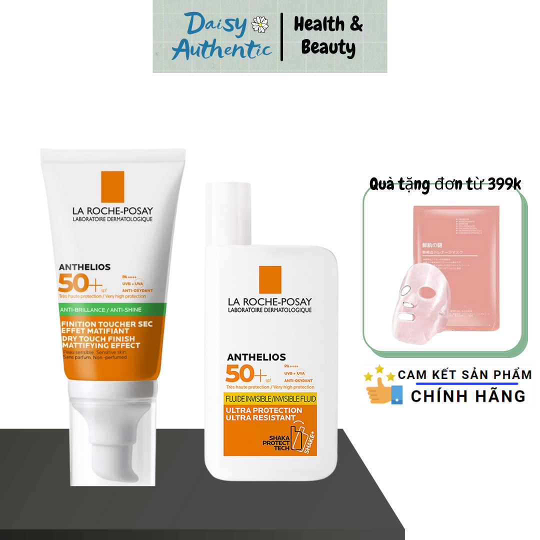 Kem chống nắng la roche-posay anthelios fluide invisible spf50+ thế hệ mới