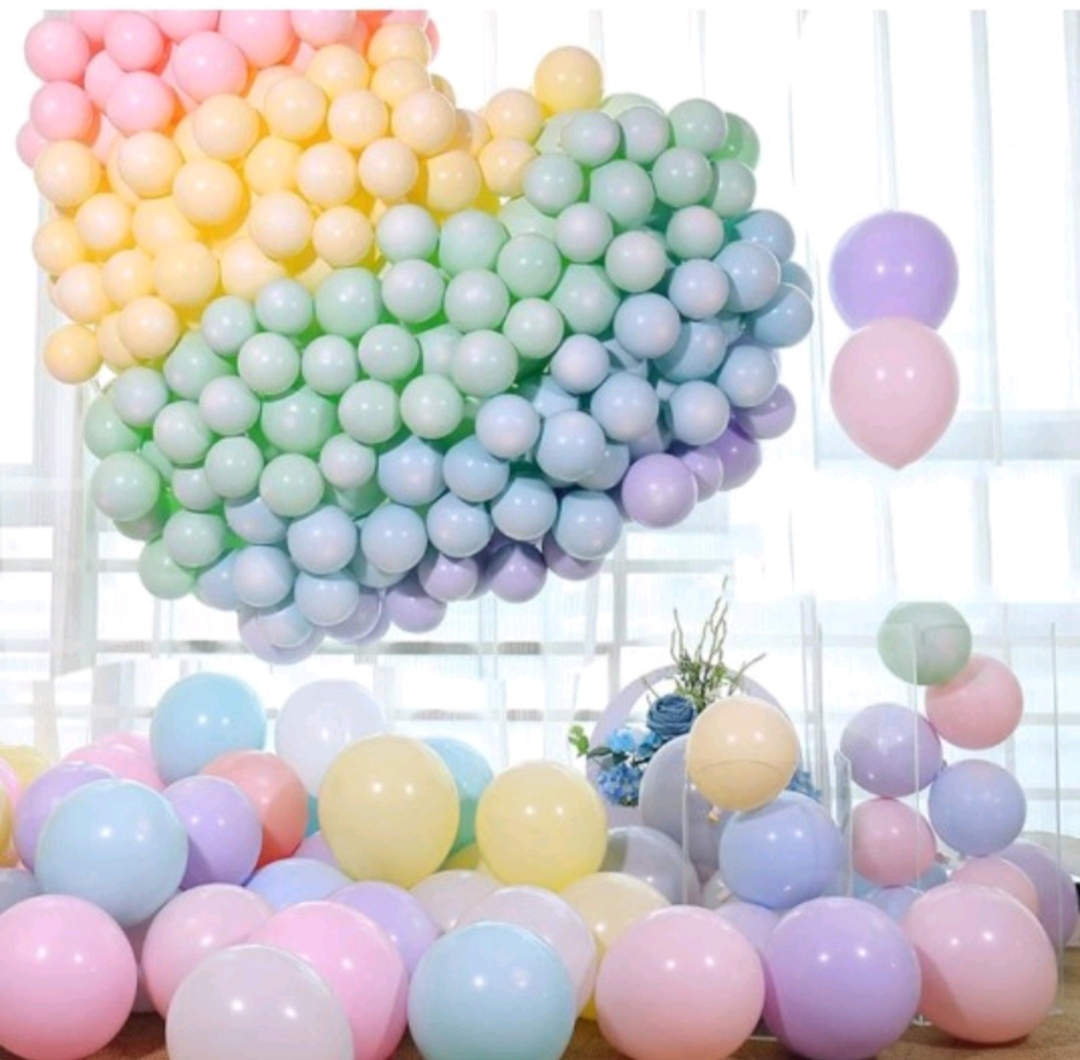 Set 10-20-50 quả bóng pastel 6inch trang trí đủ màu