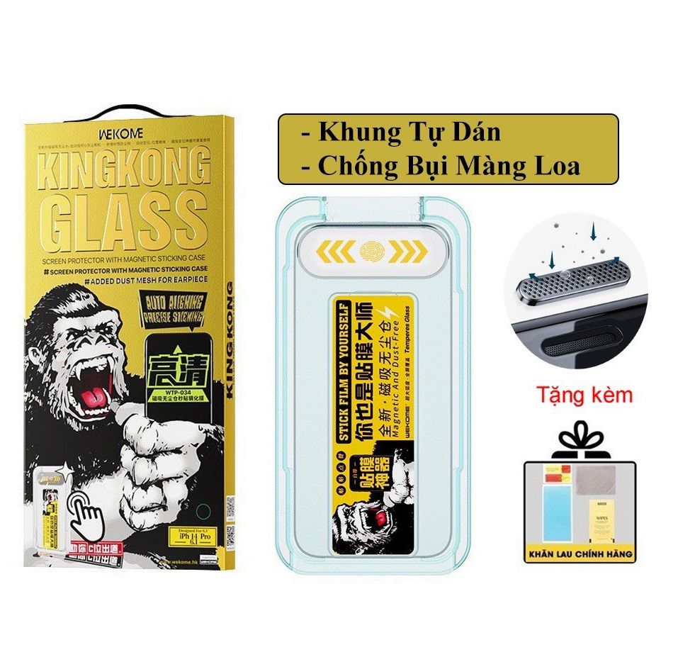 Kính cường lực iphone 15/ 15 plus/ 15 pro/ 15 pro max/ iphone 14/ 14 plus/ 14 pro/ 14 pro max/ iphone 13/ 13 pro/ 13 pro max/ 12/ 12 pro/ 12 pro max/ 11/ 11 pro max/ xr/ xs max hiệu wekome