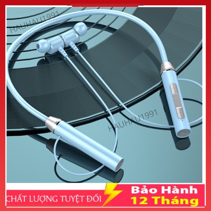 Tai Nghe Bluetooth Thể Thao 5.2 Đeo Cổ Giảm Tiếng Ồn,Phù Hợp mọi loại điện thoại, Bảo hành 12 tháng