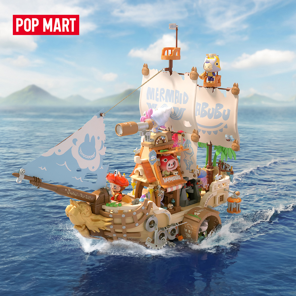 POP MART THE MONSTERS Chasing Mermaids Series Blocks
