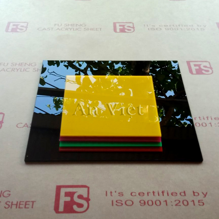 Tấm mica màu đài loan FS dày 2mm nhiều kích thước Có cắt laser theo yêu cầu chuẩn từng milimet