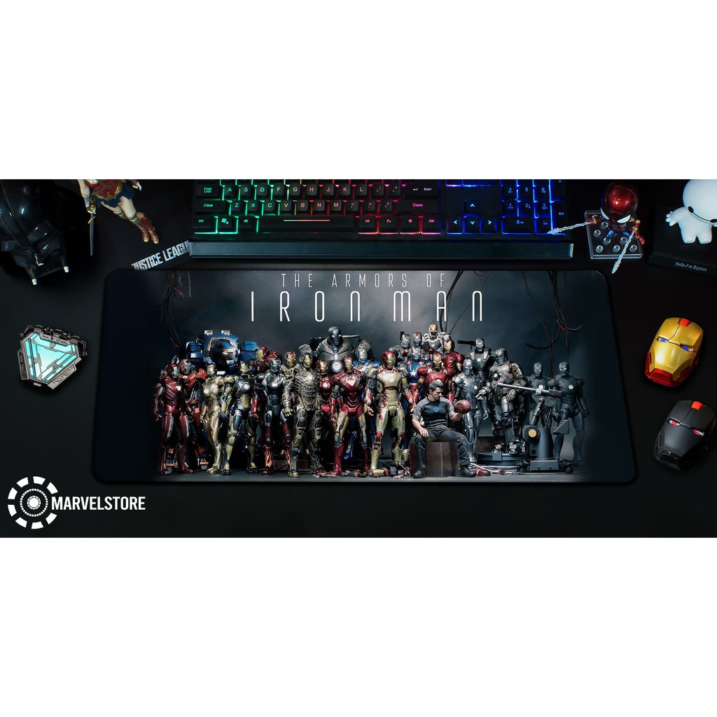 Lót chuột máy tính hình siêu anh hùng Iron man