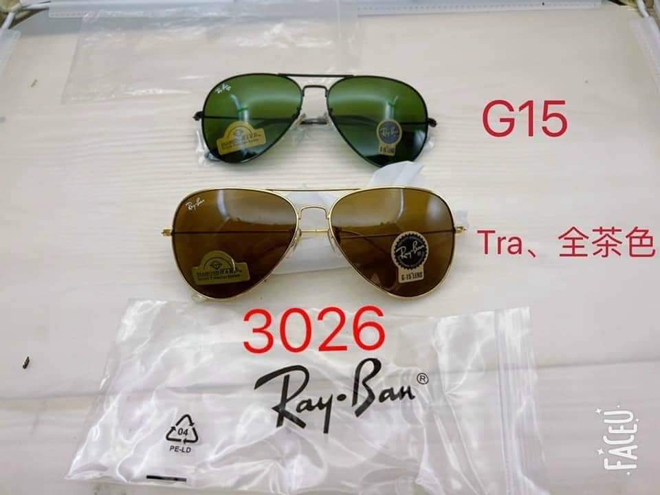 kính ray ban thủy tinh gập fullbox 