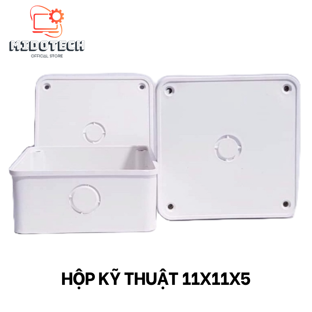Hộp kỹ thuật cho Camera - Hộp kỹ thuật đựng nguồn cho Camera 11 x 11 x 5mm - Hộp kỹ thuật chống nước