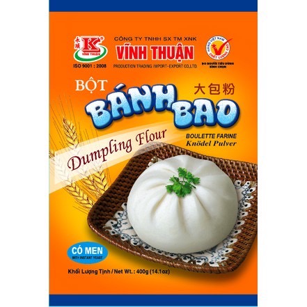 Lốc Bột bánh bao Vĩnh Thuận 5 gói x 400g