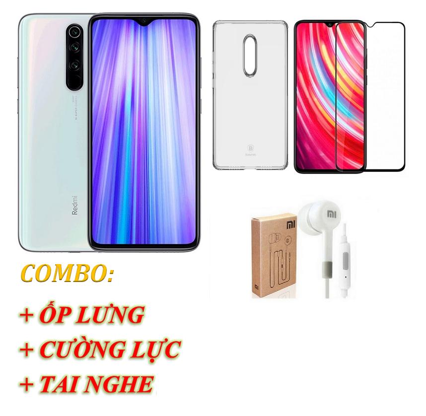 [Trả góp 0%]Xiaomi Redmi Note 8 Pro Ram 6GB 128GB + Cường lực + Ốp lưng  + Tai nghe - Hàng nhập khẩu