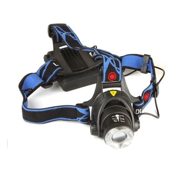 Đèn đội đầu 2 pin headlight 600lm xm-l2 zoom x2000