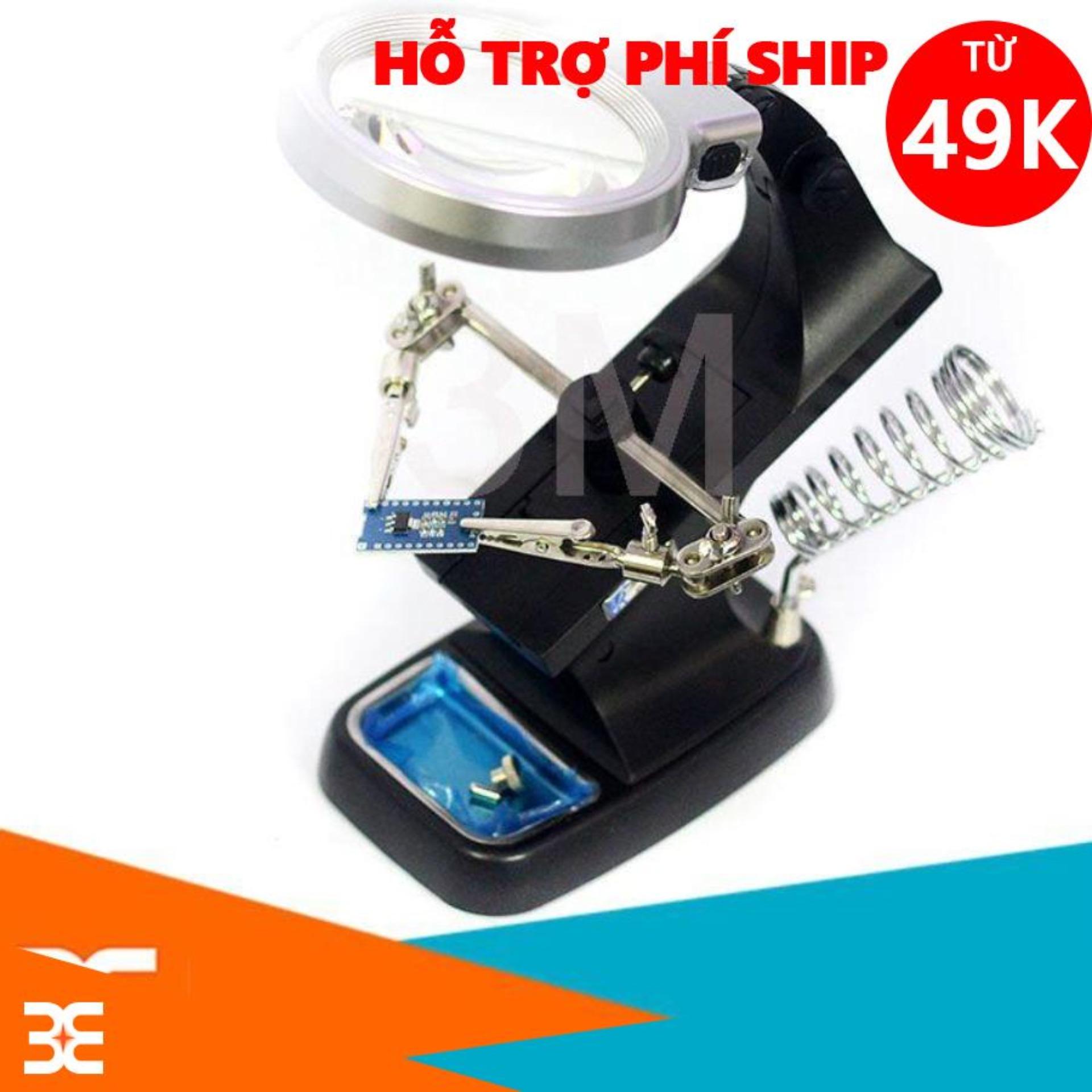 Kính lúp hàn mạch để bàn đa năng th-7023 3x/4.5x quay 360 độ